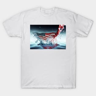 National Nations Flags - American Flag - Stars And Stripes T-Shirt